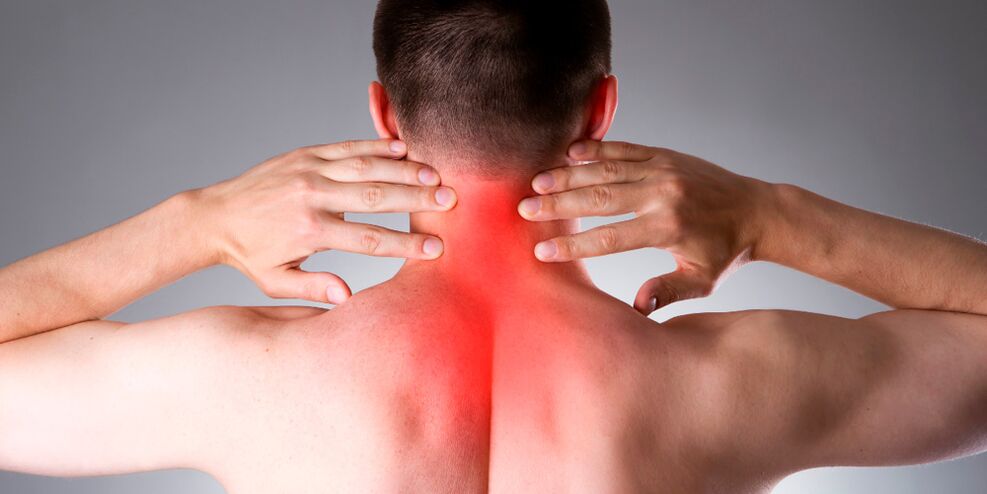 Nackenschmerzen aufgrund von Osteochondrose